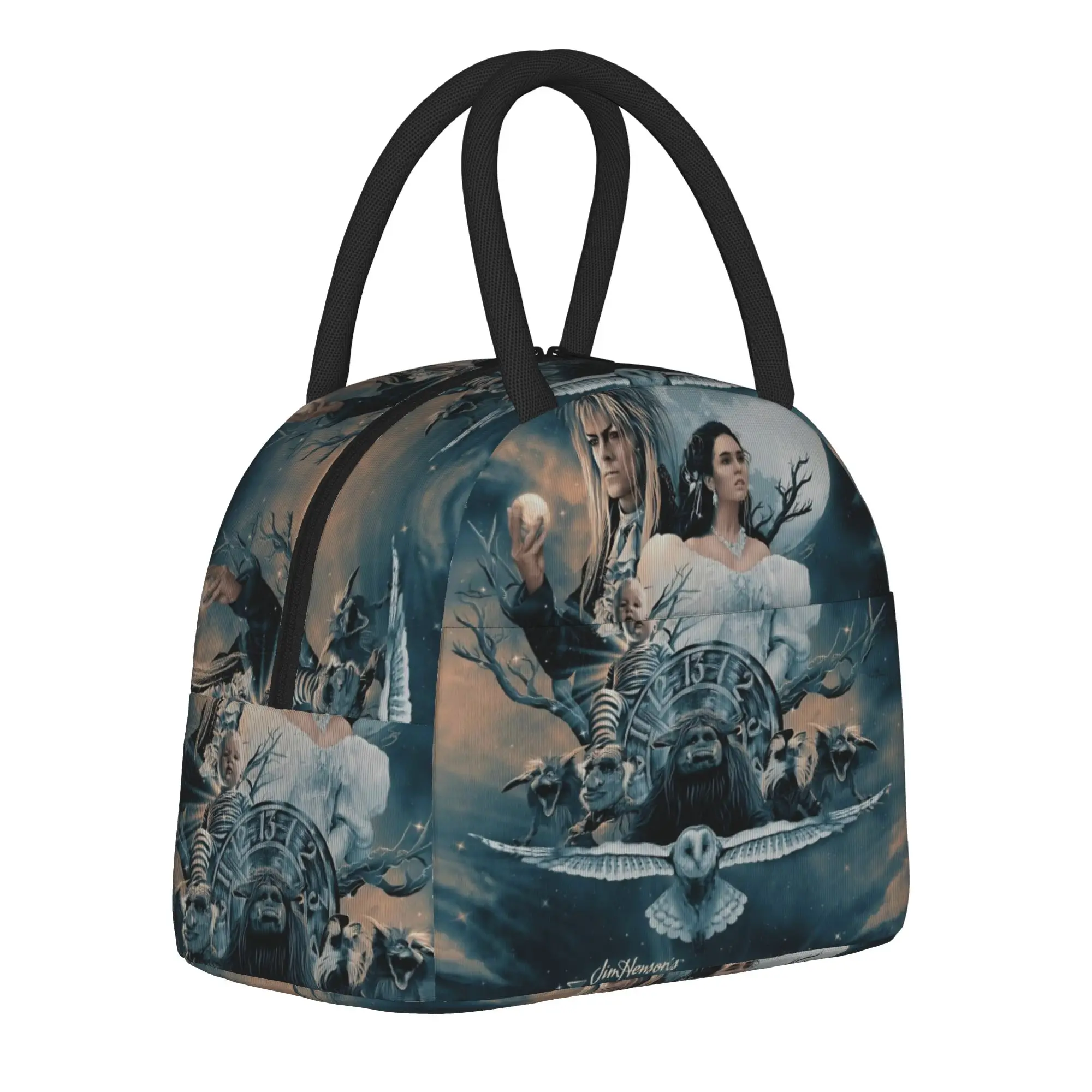 Insulated Lunch Bag Labyrinth Movie Merch  Storage Food Box Multifunction Cooler Thermal Bento Box For Work