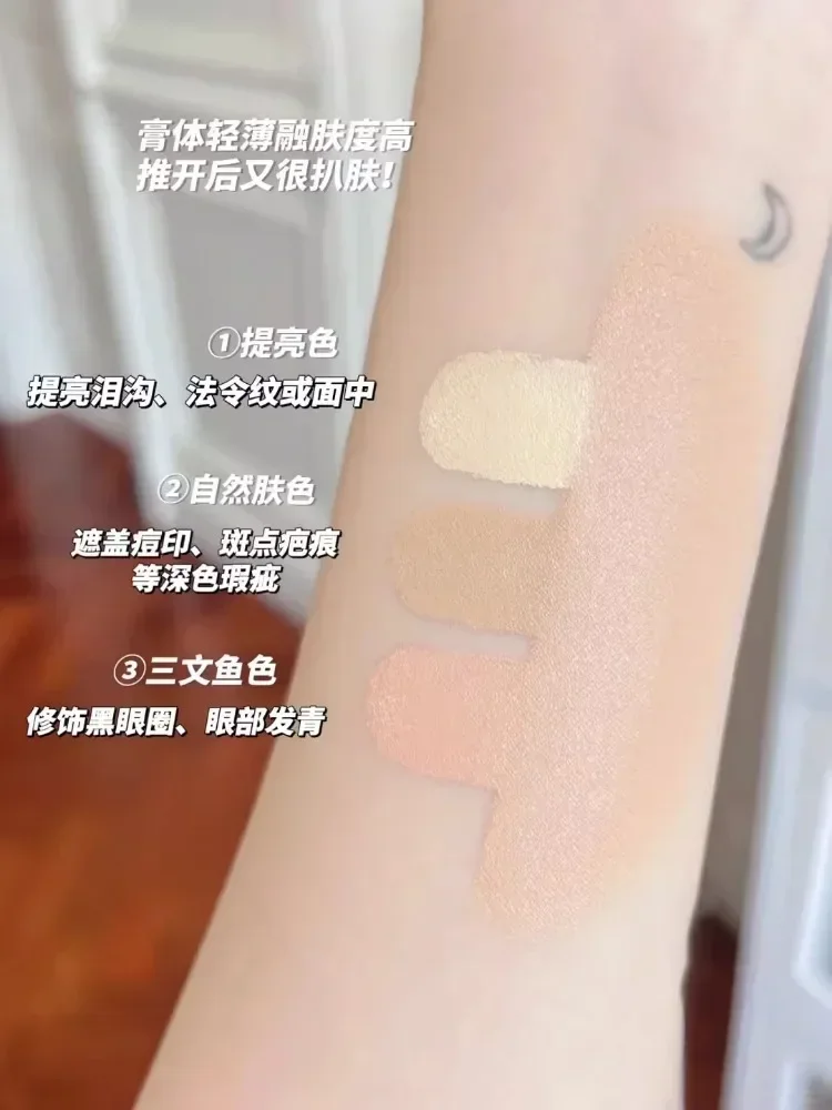 Original Unny Concealer Palette Full Coverage Cream Matte Highlighter Moisturize Conceal Dark Eye Circles Face Base Cosmetics