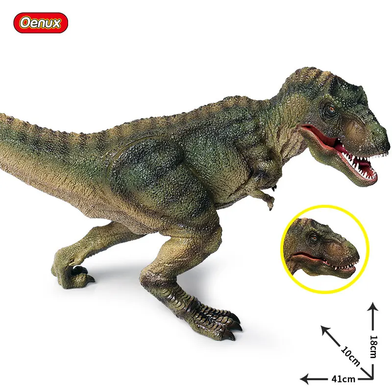 

Jurassic Carnivorous Large T-Rex Mouth Can Open Big Dinosaurs Park Action Figure PVC High quality Educational Toy For Kids