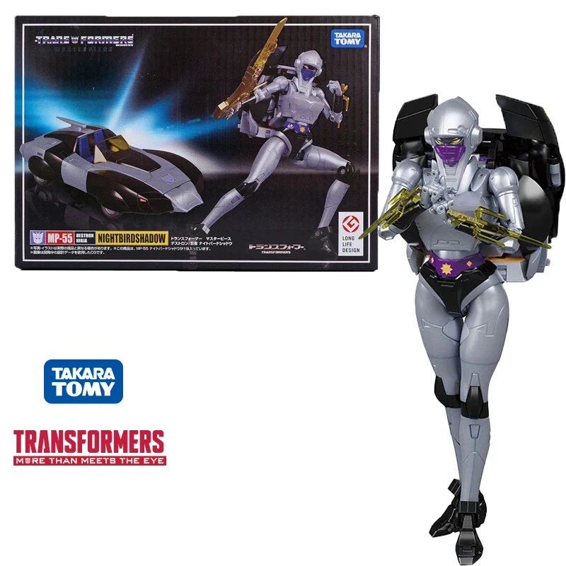 Original Takara Tomy Transformers Mp Series Mp-55 Nightbird Shadow Action Figures Toy Gift  New in Stock