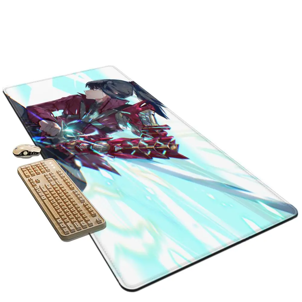 X_xenoblade C_chronicles Mouse Pad 1200x600 Rubber High-end E-sports Mouse Pad Mouse Pad 4mm Super Big Keyboard Large Desk Mat