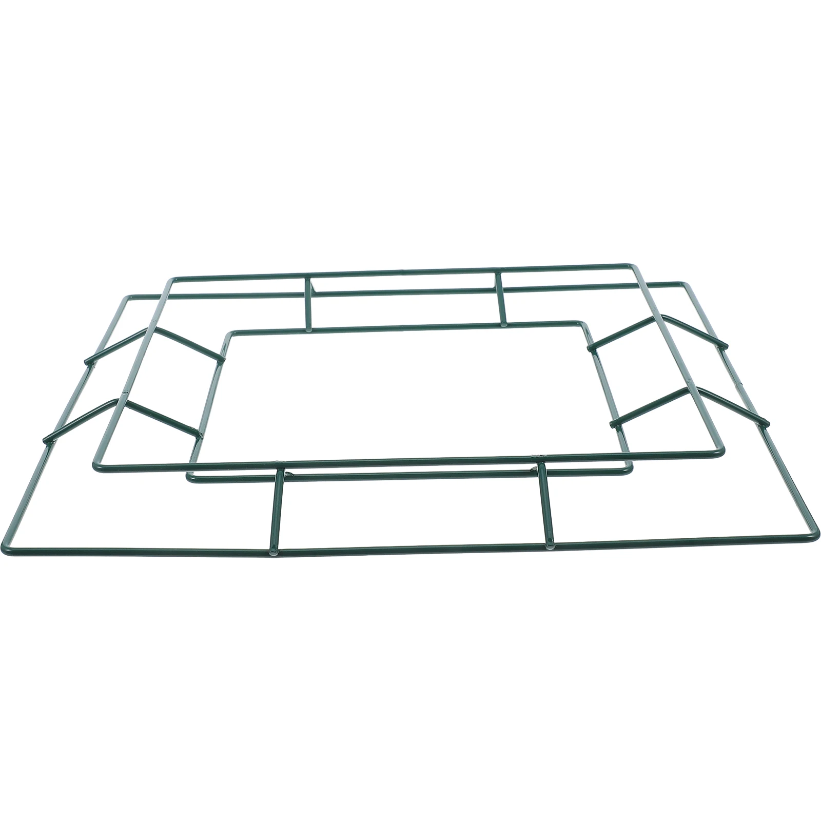 

Iron Wreath Frame Square Shaped Metal Garland Frame Floral Hoops Diy Wreath Support Flower Arranging Rack Wedding Party