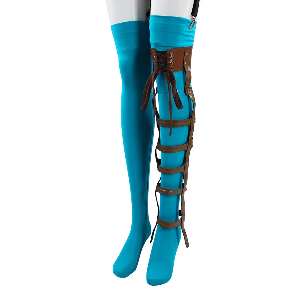 

The Bride Cosplay Movie Frankenstein Costume Women Disfraz Bra Dress Stockings Leg Covers Outfits Halloween Carnival Party Suit