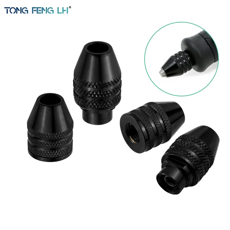 1pc Mini Small Electric Drill Three-Jaw Drill Chuck M7/M8 * 0.75 Electric Grinding Soft Shaft Chuck for Small Electric Grinding