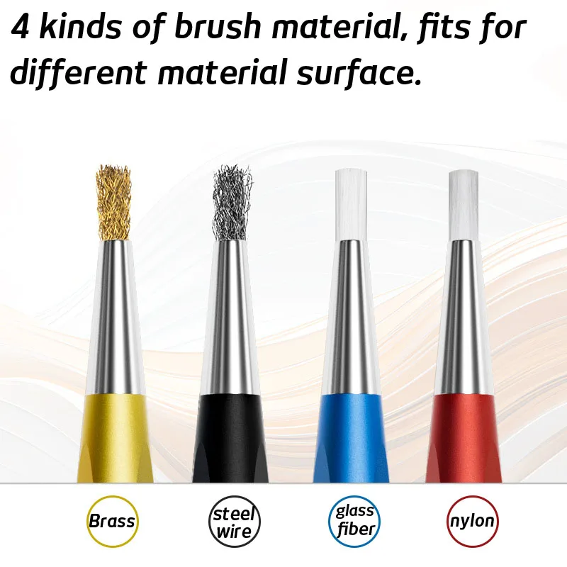 Watch Rust Removal Brush Pen Fiberglass Brass Steel Clean Scratch Polishing Tool Watch Repair Tool Watch Parts Brush Pen