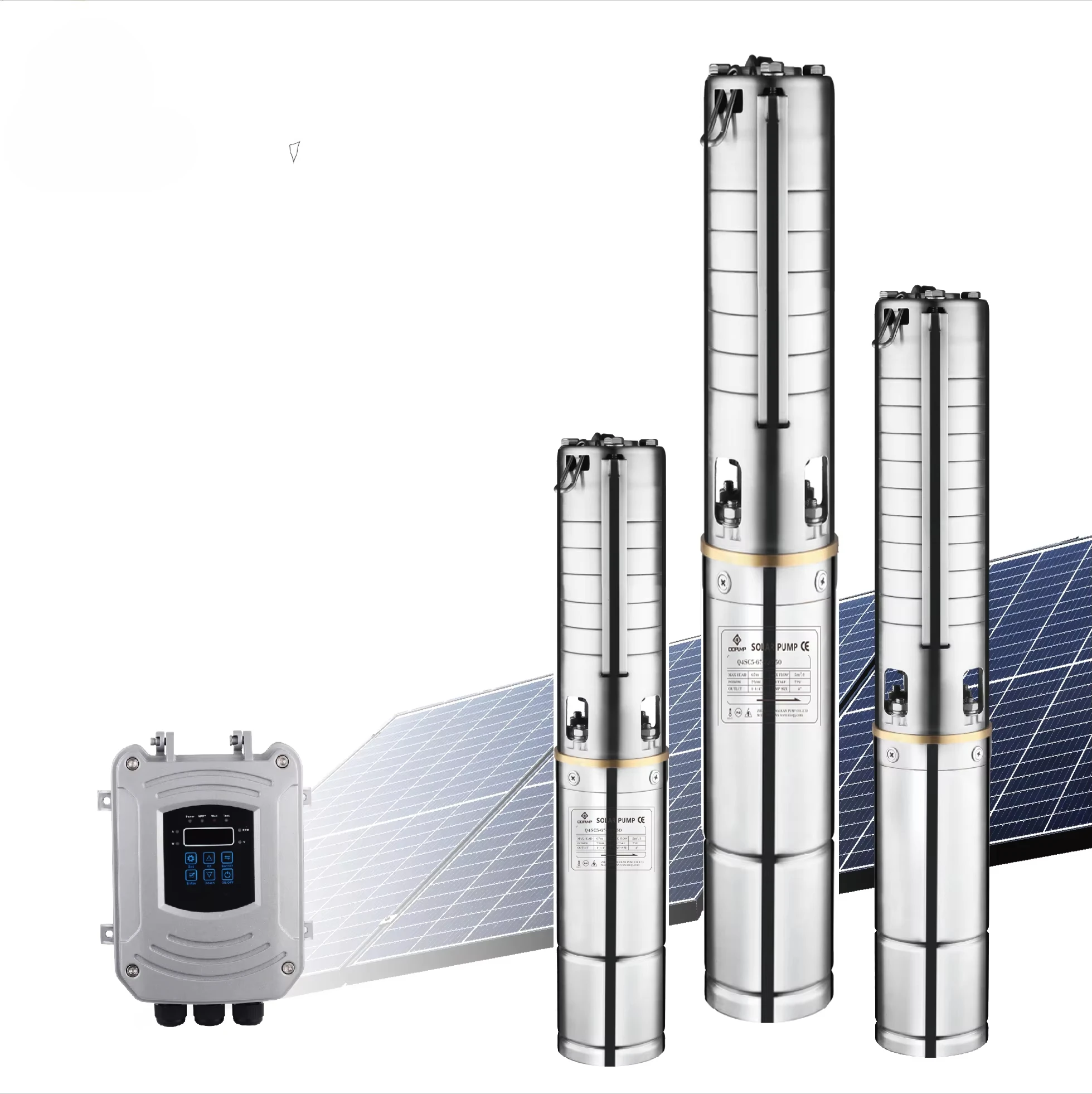 

Q4SSC5-101 110V1100W 1.5hp Multistage Dc Solar Pool Pump System Solar Fountain Pump