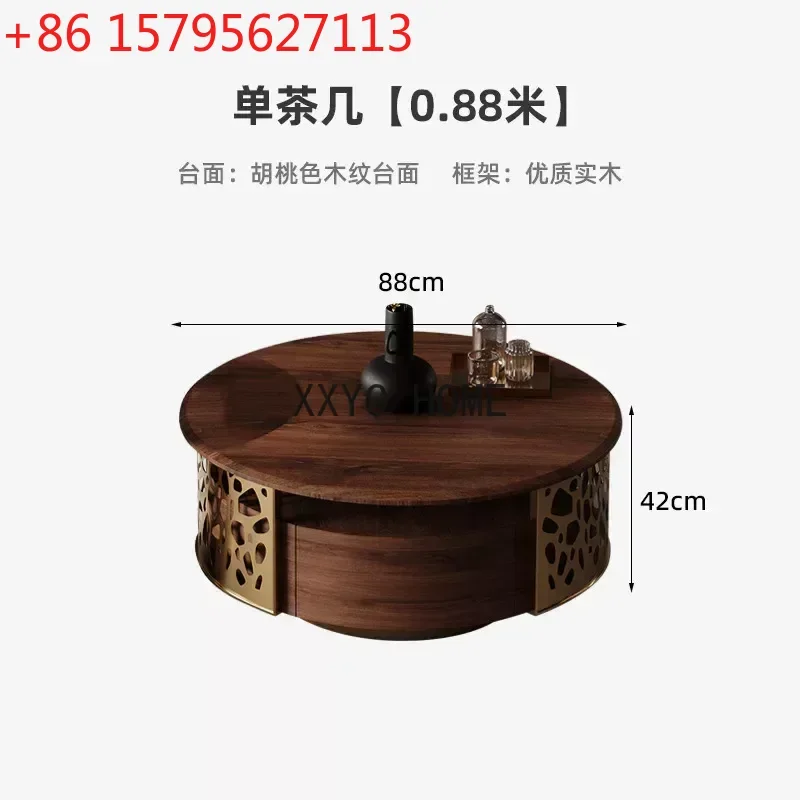 

Комплект для гостиной: журнальный столик и тумба под ТВ в скандинавском стиле, цвет орех, для дома