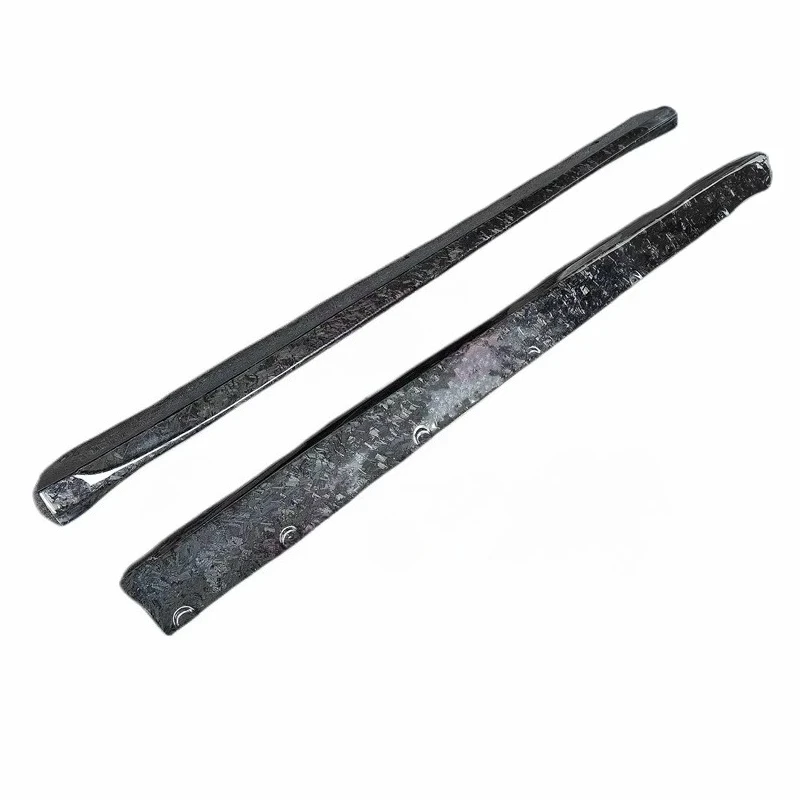 

High Quality Forged Carbon Fiber Side Skirt Extension for 2018-2022 9Y0 Body Kit Front bar Edge Rear Diffuser