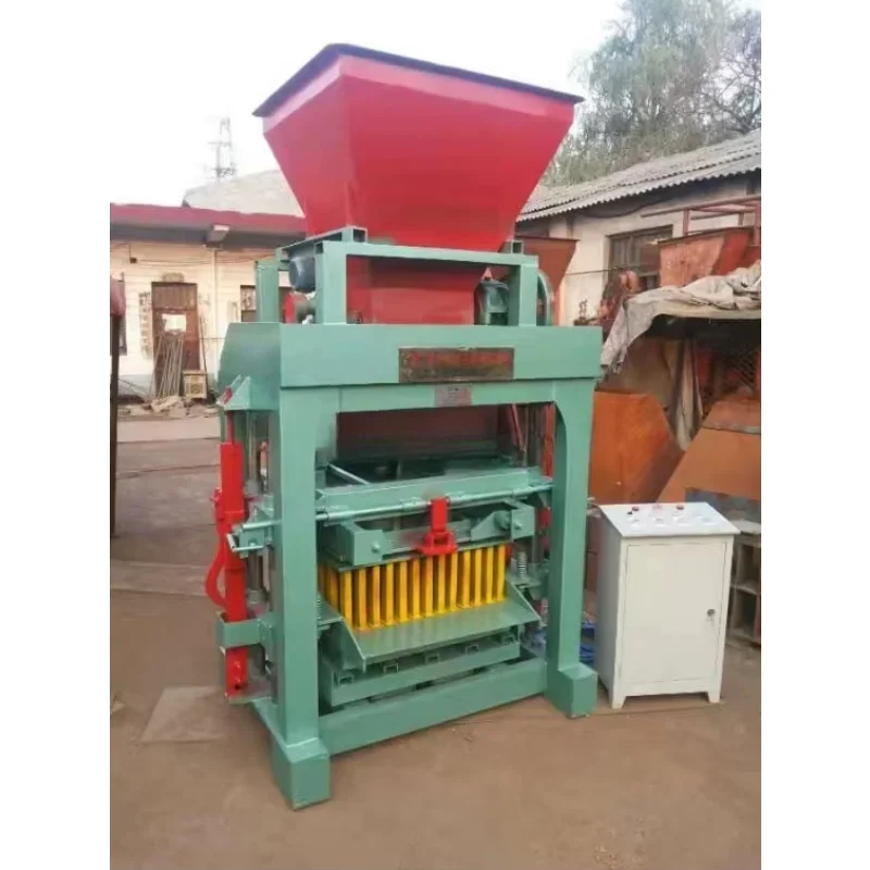 4-40C Smart Standard Immobile Moulding Light Weigtged Bricks Machine Interlocking Brick Molder Low Investment for Small Business