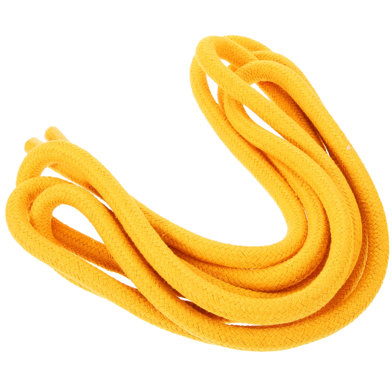 

3M Yellow Cotton Tug of War Rope Durable Outdoor Family Games Party Accessories Thick Eight Strand Twine Child Cord Toy