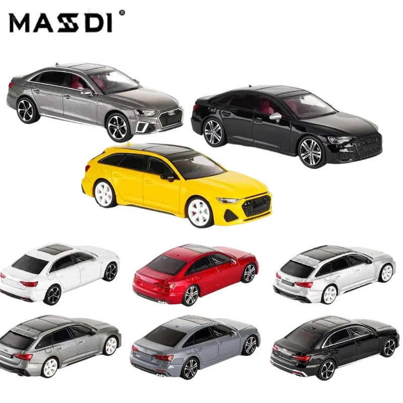 

[Pre-sale] MASDI 1:64 Audi RS6, S6, A4L Cast Alloy Replica Car Model, Boys' Gift Toy, Adult Collection Decoration Piece.