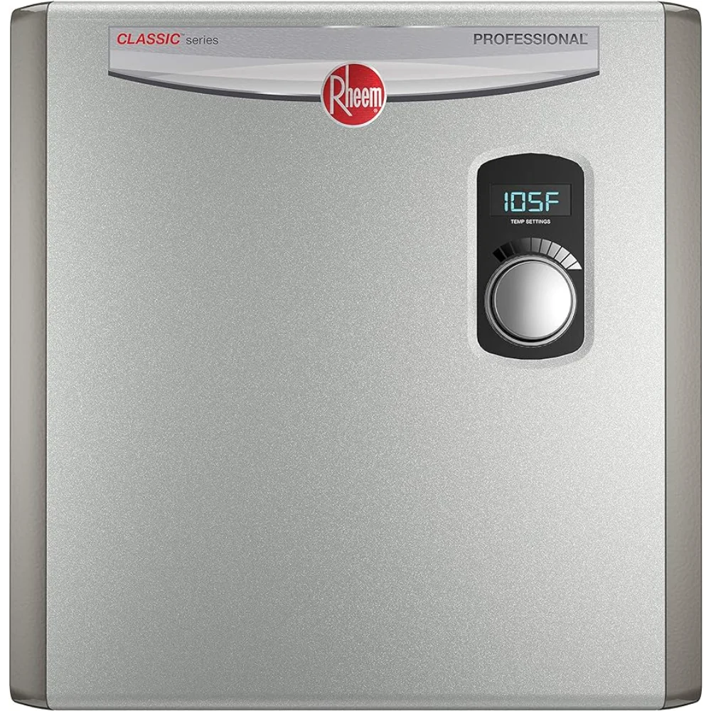 

Rheem RTEX-24 24 кВт 240 В Электрический безрезервуарный водонагреватель, серый