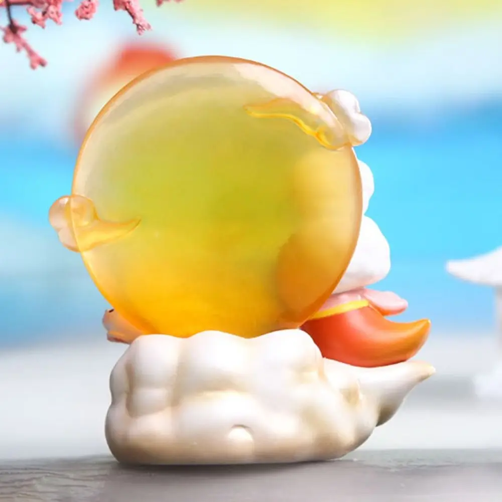 Simplicity 3D Moon Rabbit Small Lamp Creative Resin Atmosphere Night Light Cartoon Cute Pet Mid-Autumn Gift Children Gift