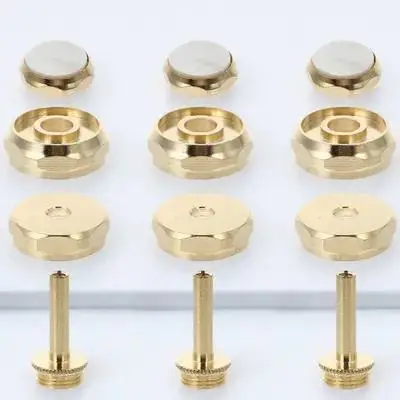 

Durable Copper Trumpet Button Buckle Exquisite Craftsmanship Portable Musical Instrument Tool Great Gift for Players Simple