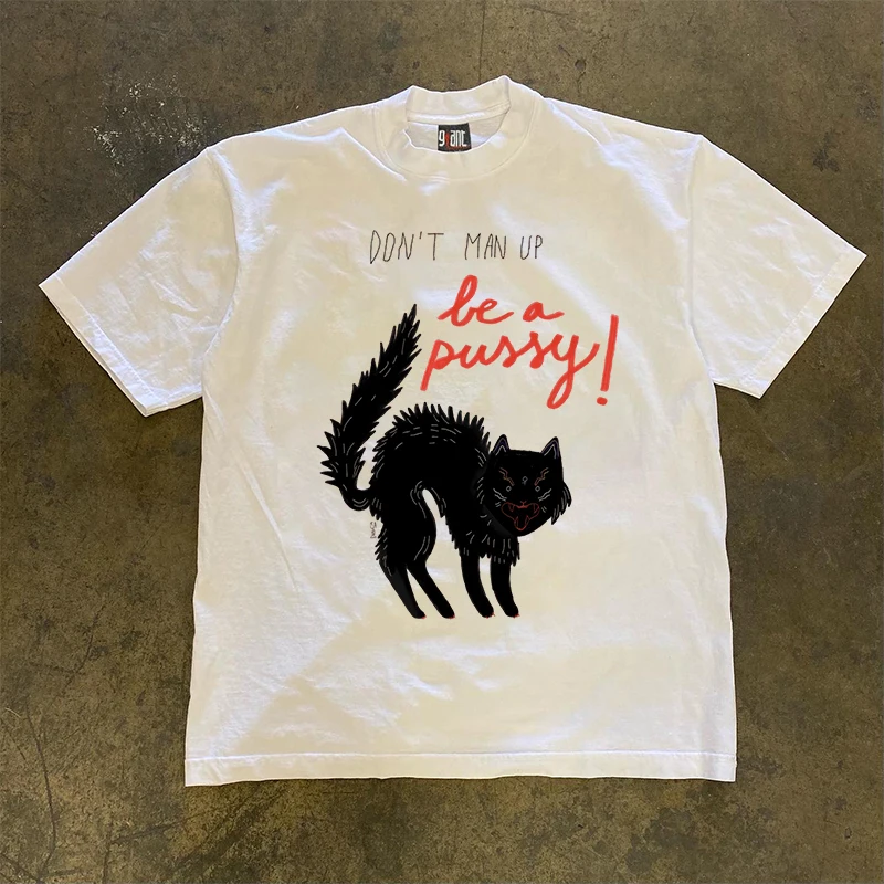 

Мужская футболка с коротким рукавом Heavyweight Non-Lightweight, новая коллекция Весна-Лето 2026, парный дизайн, повседневный топ, сенсация сезона