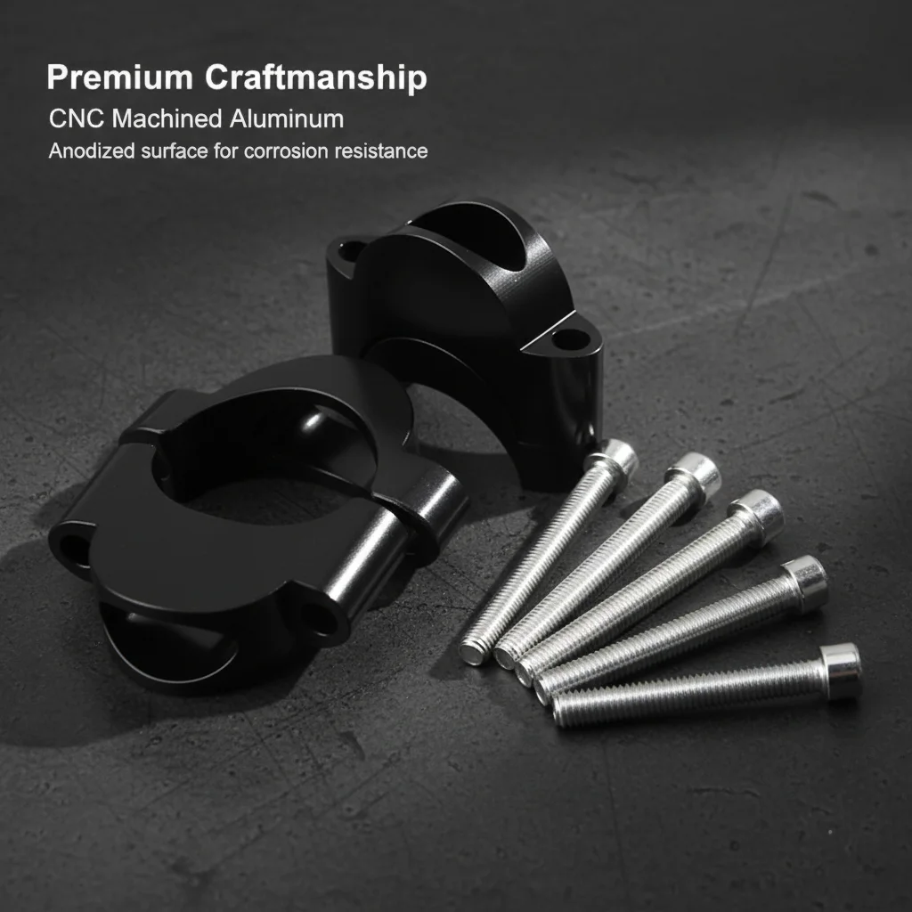 TT Aerobar Riser Spacer aus Aluminiumlegierung für 31,8 mm Lenker – Triathlon-Rennrad-Erweiterungsset (modular, 10 mm/20 mm stapelbar) – Detail 3