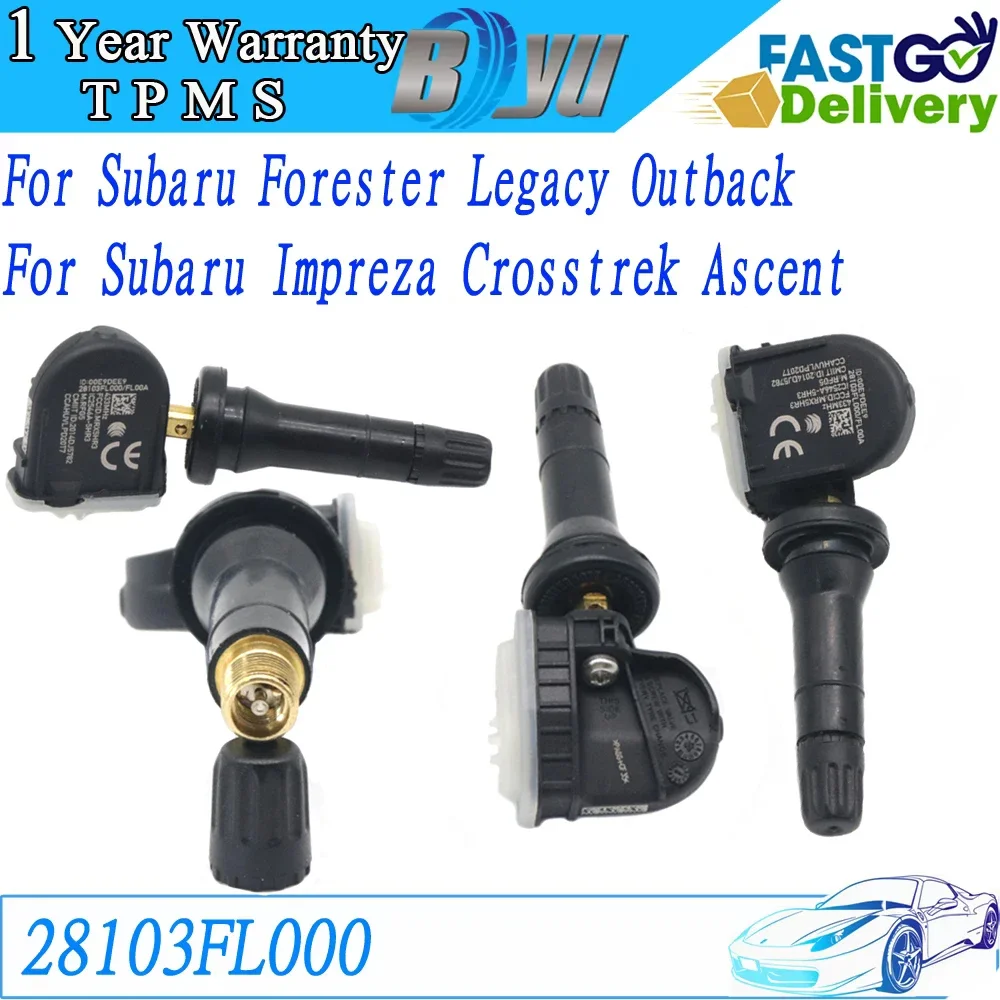 

New TPMS Tire Pressure Monitor Sensor For Subaru Ascent 2018-24 Crosstrek 2017-22 Forester 2018-23 Impreza 2016-2022 28103FL000