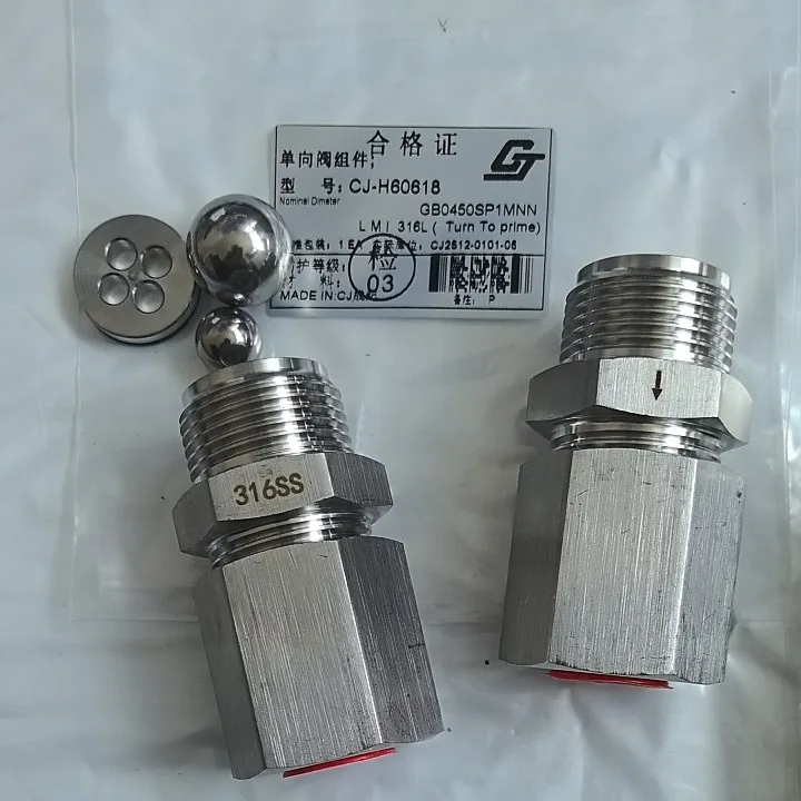 for Midonro H60617 check valve PVDF check valve GM0090GM0170GM0240GM0400 check valve