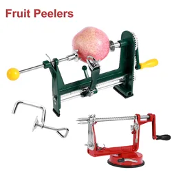 Stainless Steel Fruit Vegatable Peeler 3in1 Slicer Corer Manual Labor-Saving Fruit Peeler with Hand Crank Handle Kitchen Gadgets