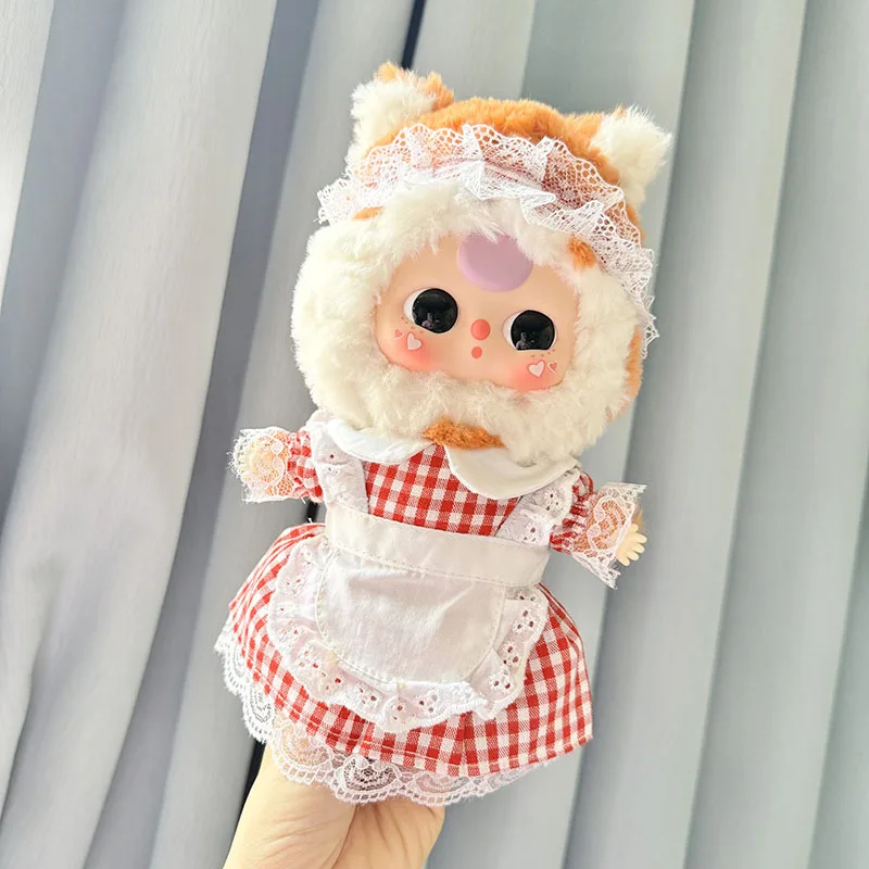 Vêtements de bébé trois seulement beurre, accessoires de figurine de troisième génération, vêtements en peluche ChimCute, changement de robe de Noël, 20cm