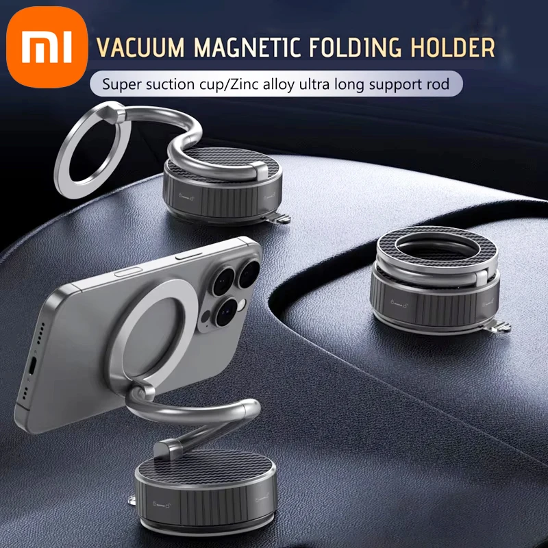 

Xiaomi Magsafe Magnetic Car Phone Holder Vacuum Suction Cup Multi-function Car Universal Navigation Bracket For MagSafe iPhone