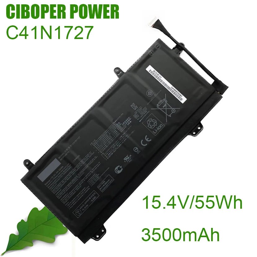 

CP Original Laptop Battery C41N1727 15.4V/55Wh/3500mAh For ROG Zephyrus GM501 GM501G GM501GM GM501GS GU501 GU501GM Series