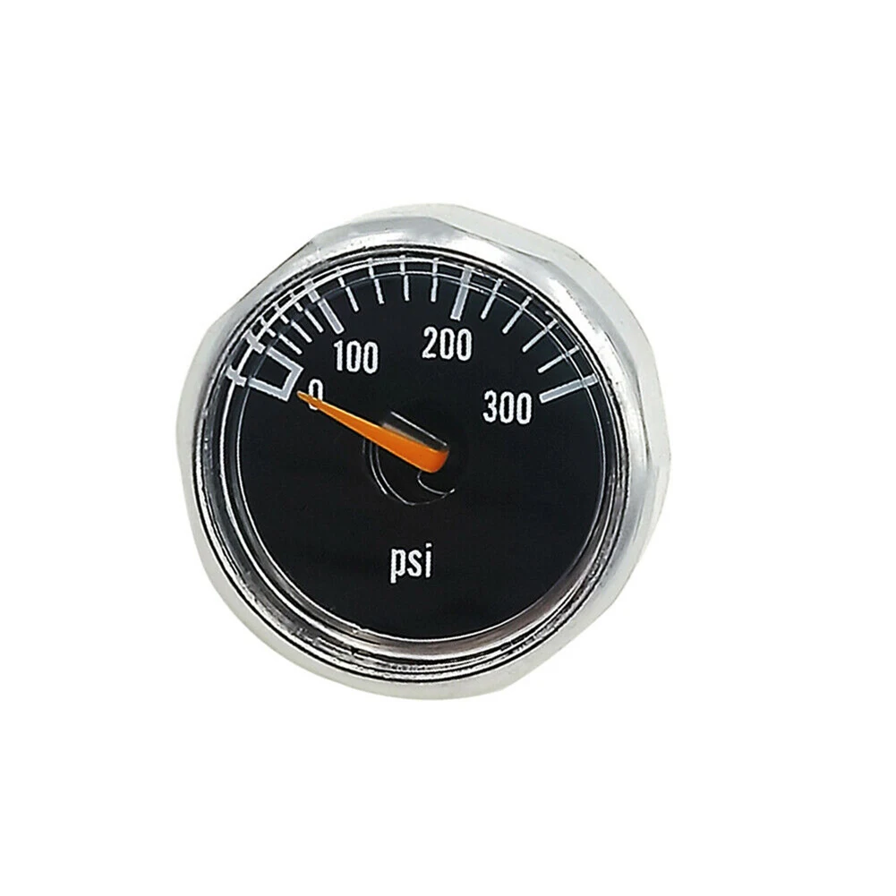 Barometer Manometer Pressure Gauge Silver/Black PCP 0-400bar 0-6000psi 1/8NPT Thread Mini Hot Sale High Quality