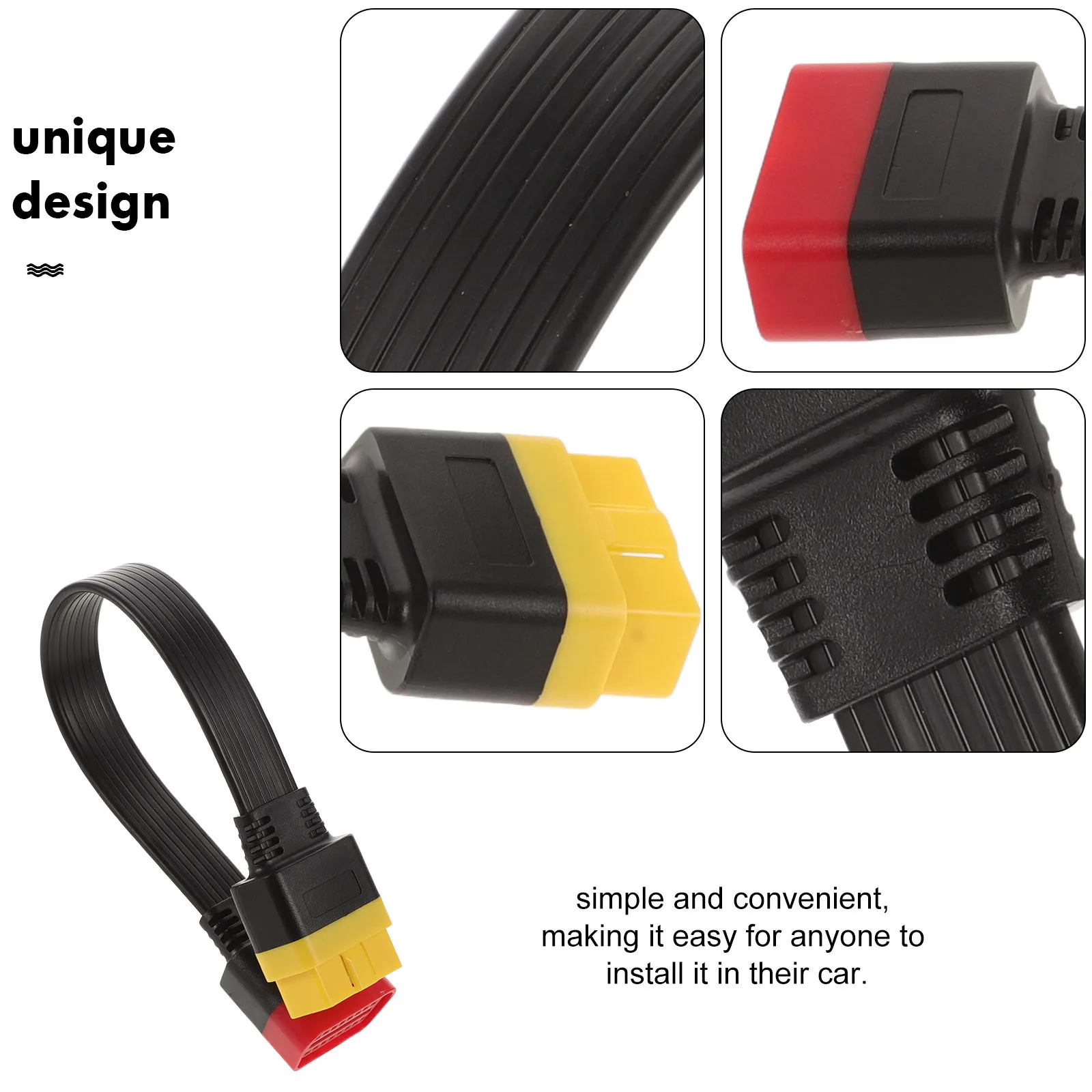 

Engine Extension Car Jumper Durable to Female Conversion Extension Jumper Cable