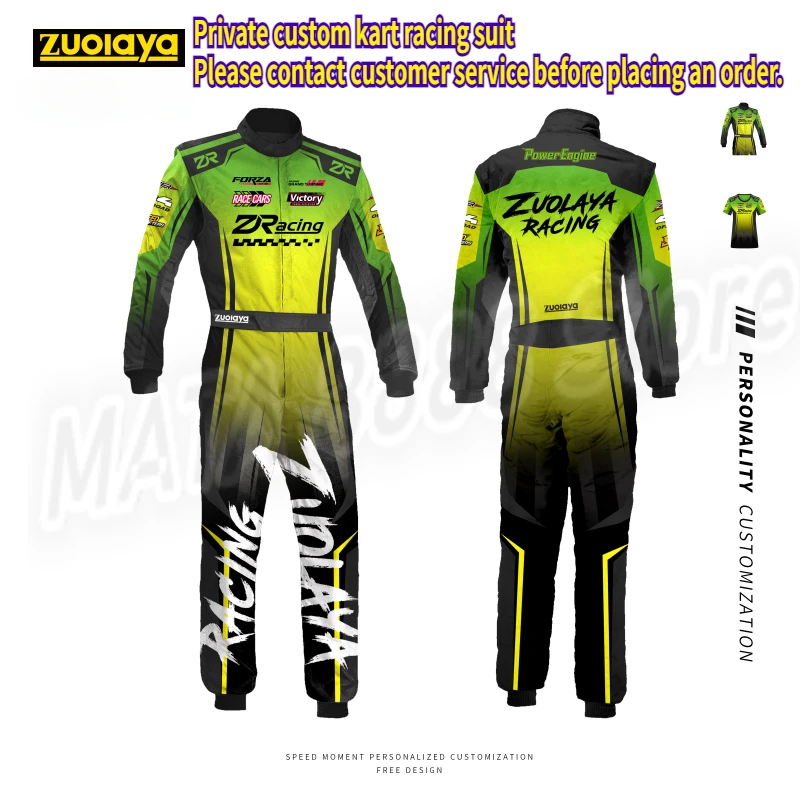 

Private Customization Children's Adult Couple Waterproof and Breathable Kart Car Beach Off-road Vehicle One-piece Racing Suit