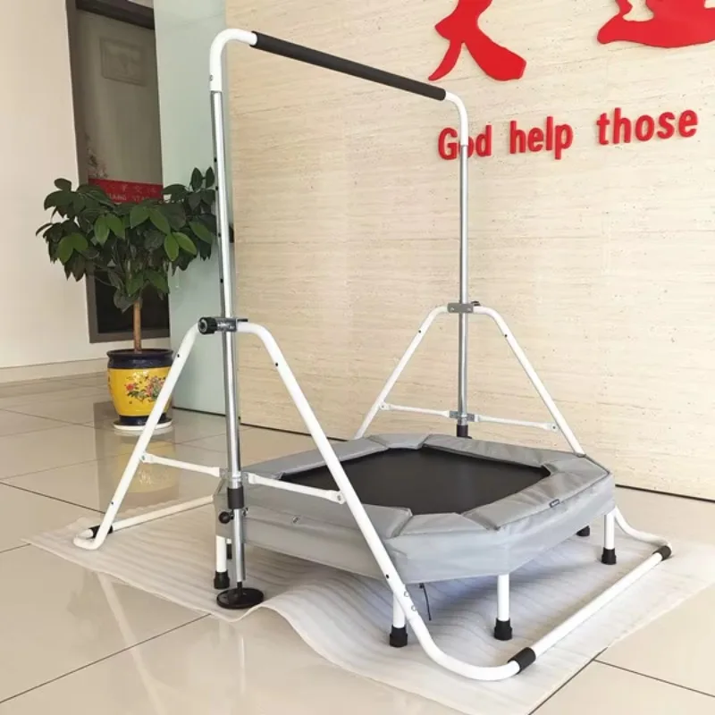 2026 new home children's fitness equipment indoor gymnastics pole with trampoline