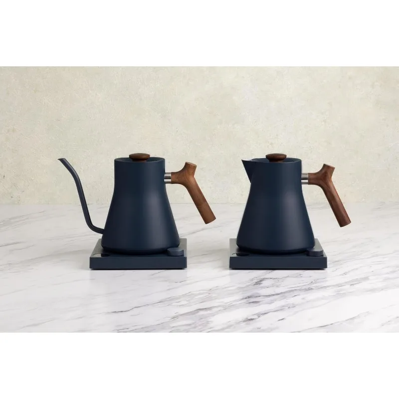 Fellow Corvo EKG กาต้มน้ําไฟฟ้า - เทไฟฟ้าเหนือกาแฟและหม้อชา - กาต้มน้ําไฟฟ้าทําความร้อนอย่างรวดเร็ว - ควบคุมอุณหภูมิ