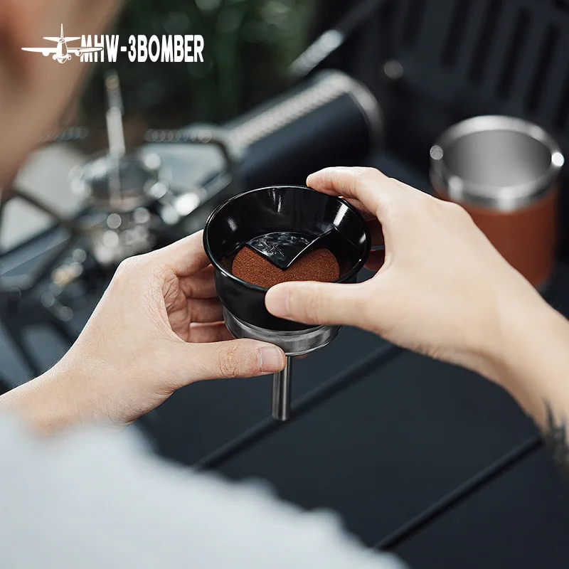 MHW-3BOMBER Mocha Pot Cloth Powder Dispenser Single and Double Valve Universal Accessories Anti Fly Powder Filler