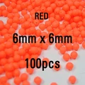 Red 6x6mm