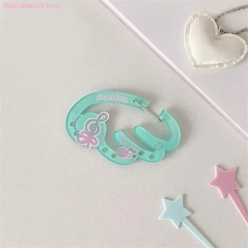 62Ke Creative Wing Design Bag Charme Keychain Praktische Acryl -Backpack -Zubehör -Schlüsselhalter für Reisen und tägliche – Detail 8