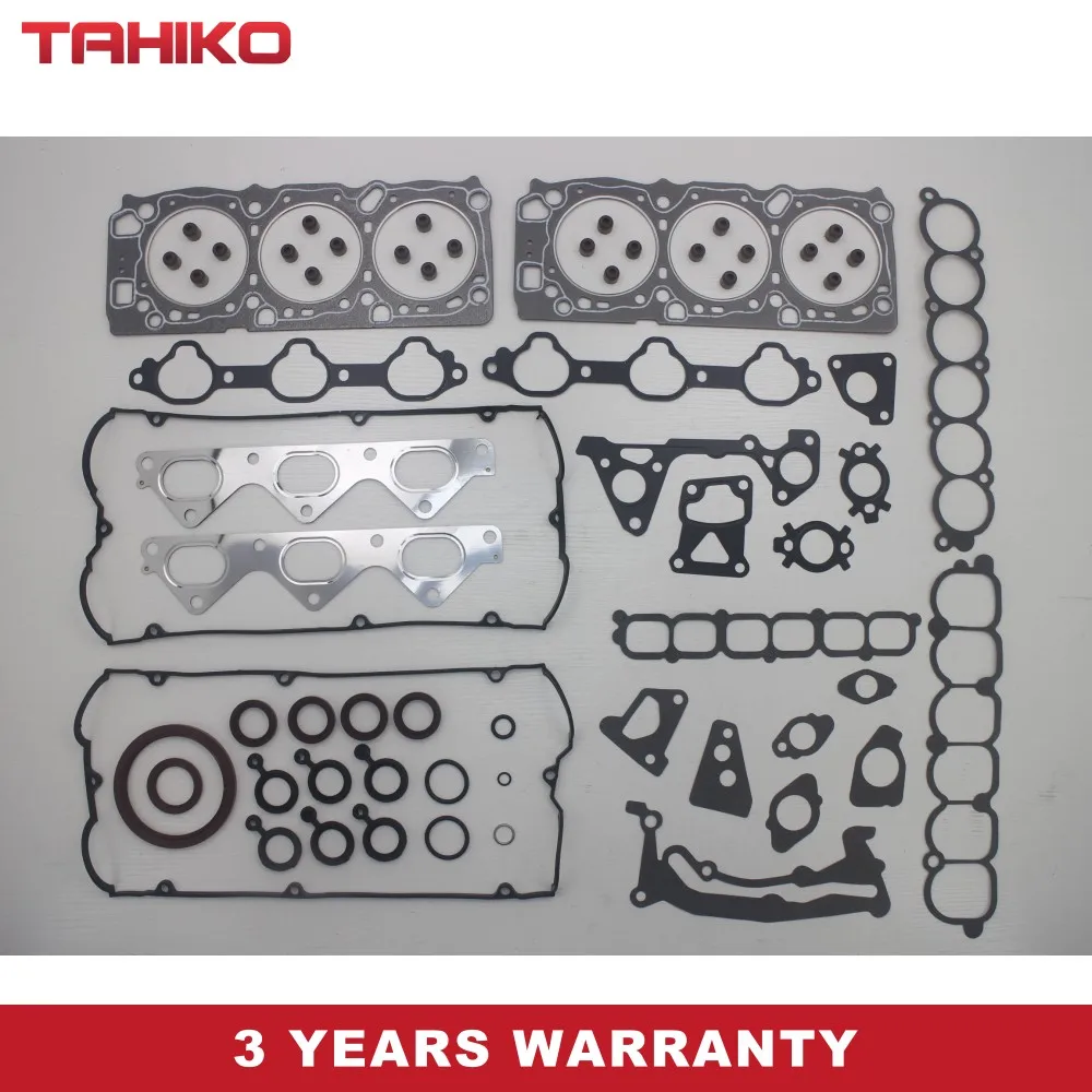 VRS 6G74 24V V45 OLD Engine Full Head gasket kit fit for Mitsubishi SHOGUN II DEBONAIR 3.5L 1992-1999 MD972341 430231P 50140100