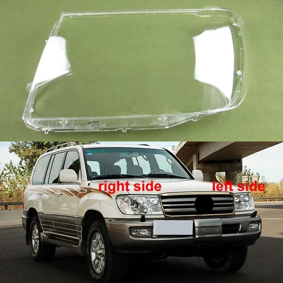 For Toyota Land Cruiser 2005 2006 2007 2008 Front Headlight Cover Transparent Lampshade Lamp Lens Headlamp Shell Plexiglass