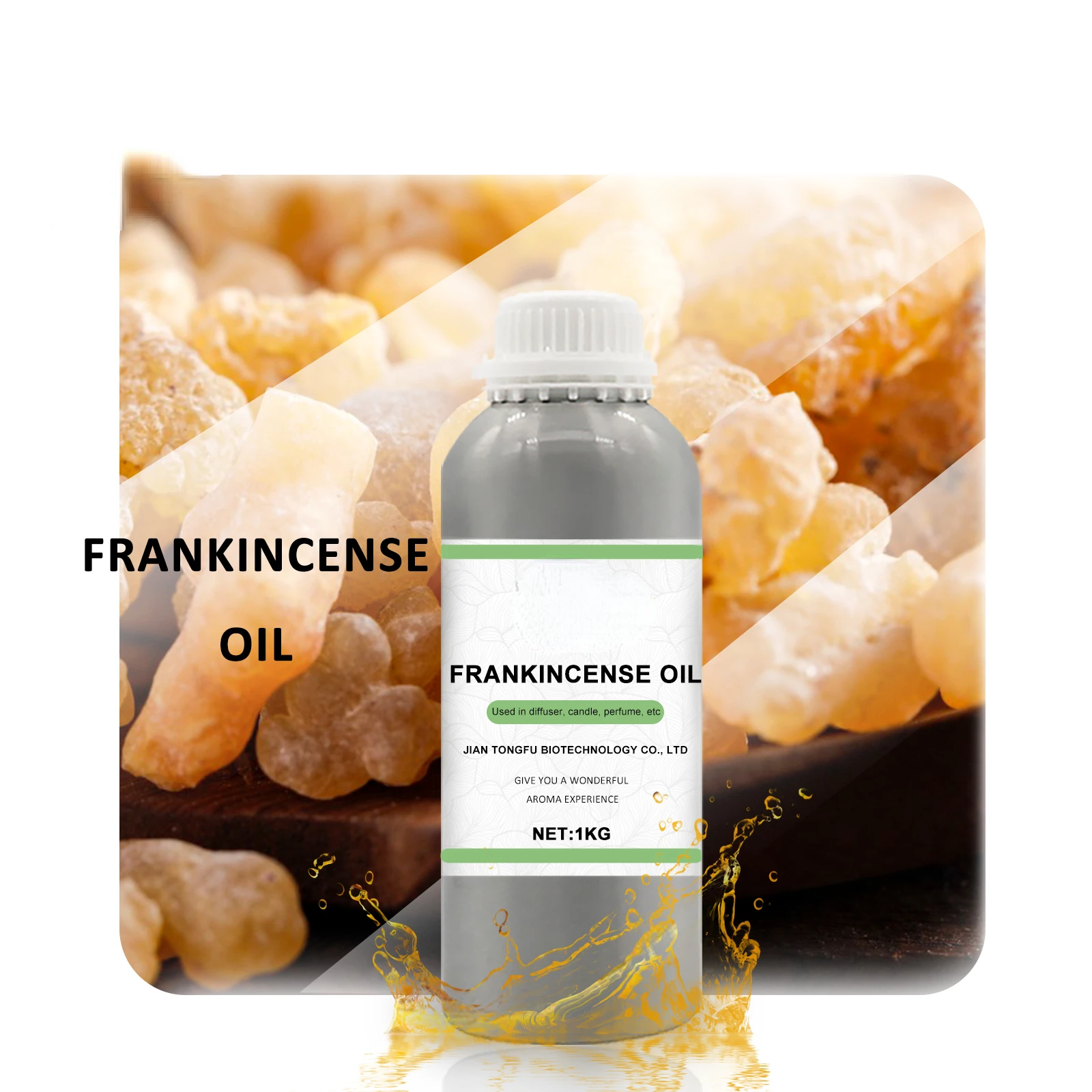 Wholesale Customized Hot Selling Organic Frankincense Oil Organic Aromatherapy Frankincense Essential Oil For Handmade Soap