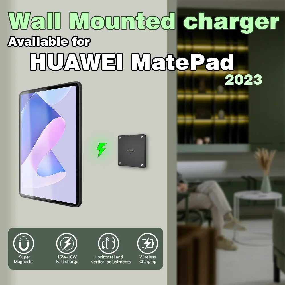 

Tablet holder for HUAWEl MatePad 11 Inch wall charging station Smart Switch Magnetic Wall Charging