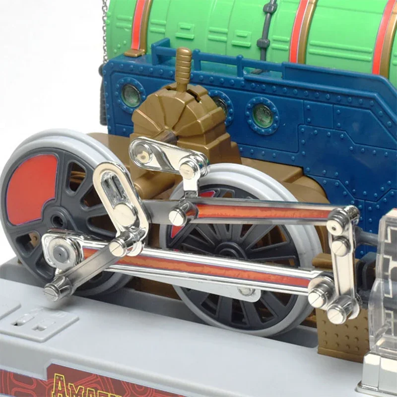 Watt Steam Engine Train Head Model Building Kit for Adults Kids DIY Assembly Block Scientific Principle Toy Boy Girl Gift