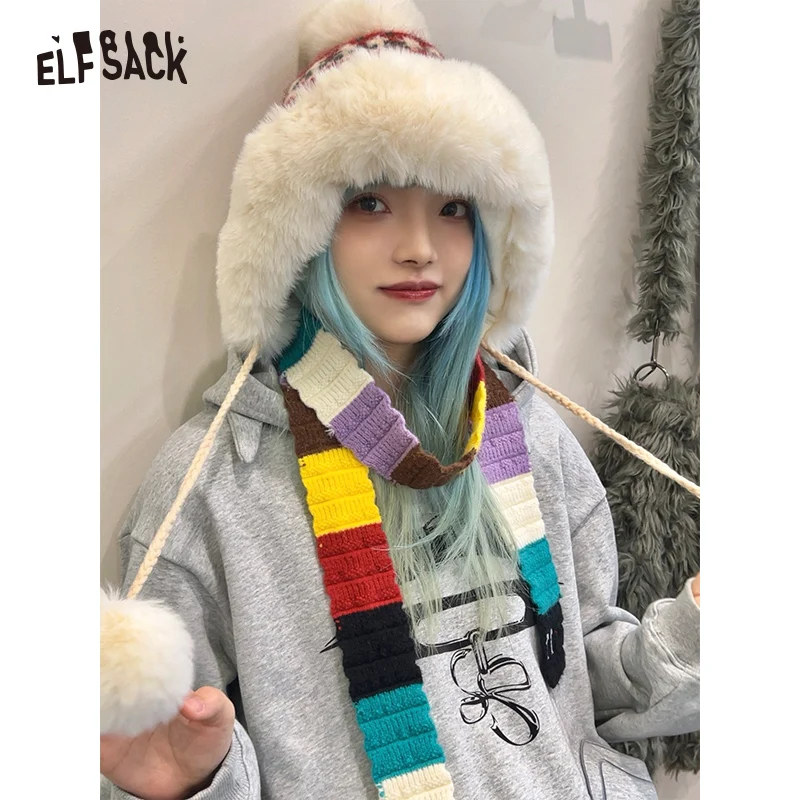 

Elfsack 2025 Summer New Arrivals Ear Protection And Woolen Hat For Women