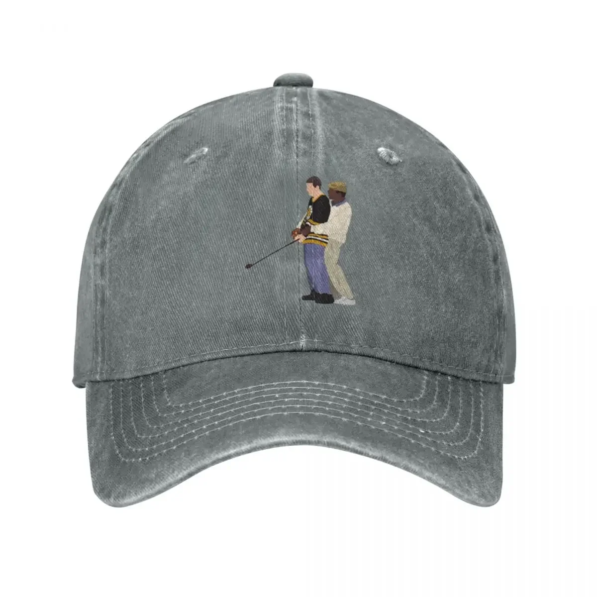 Happy Gilmore- ALL IN THE HIPS Baseball Caps Snapback Denim Fabric Hats Outdoor Adjustable Casquette Hip Hop Baseball Cowboy Hat