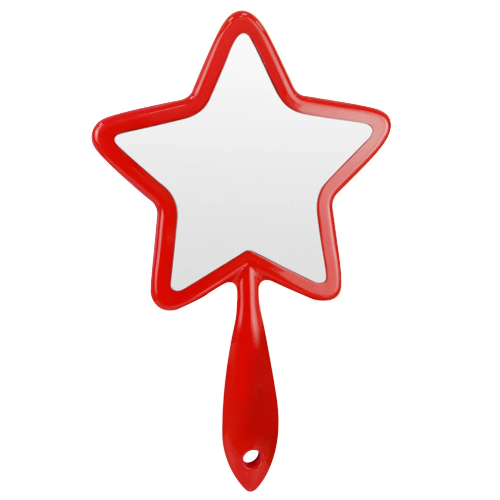 قطعة واحدة من مرآة النمذجة المحمولة مع مقبض ديكور بنمط رائع مثالي للاستخدام الداخلي والخارجي في عيد الحب