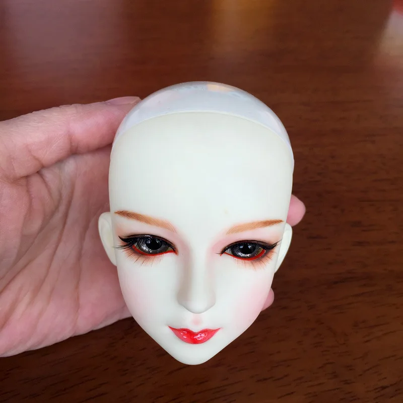 1/3 1/4 1/6 1/8 1/12 BJD Doll Silicone Head Cover Anti Slip, Anti Staining, Enlarged Head Circumference, Fixed Wig Head Cover