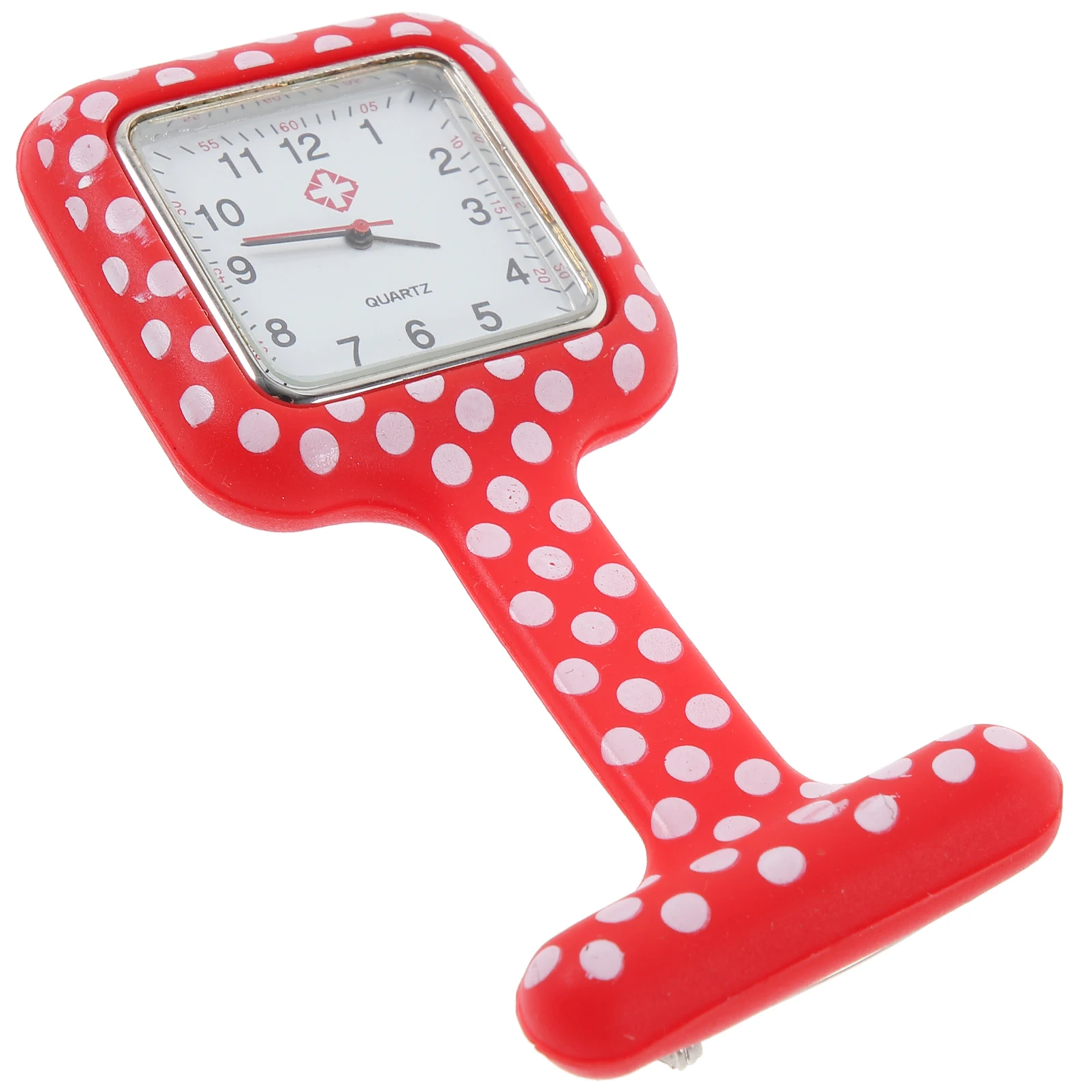 

Printed Silicone Medical Nurse Watch Square Hanging Pocket Watch Nurse Fob Watch Clear Number Accurate Time Keeping
