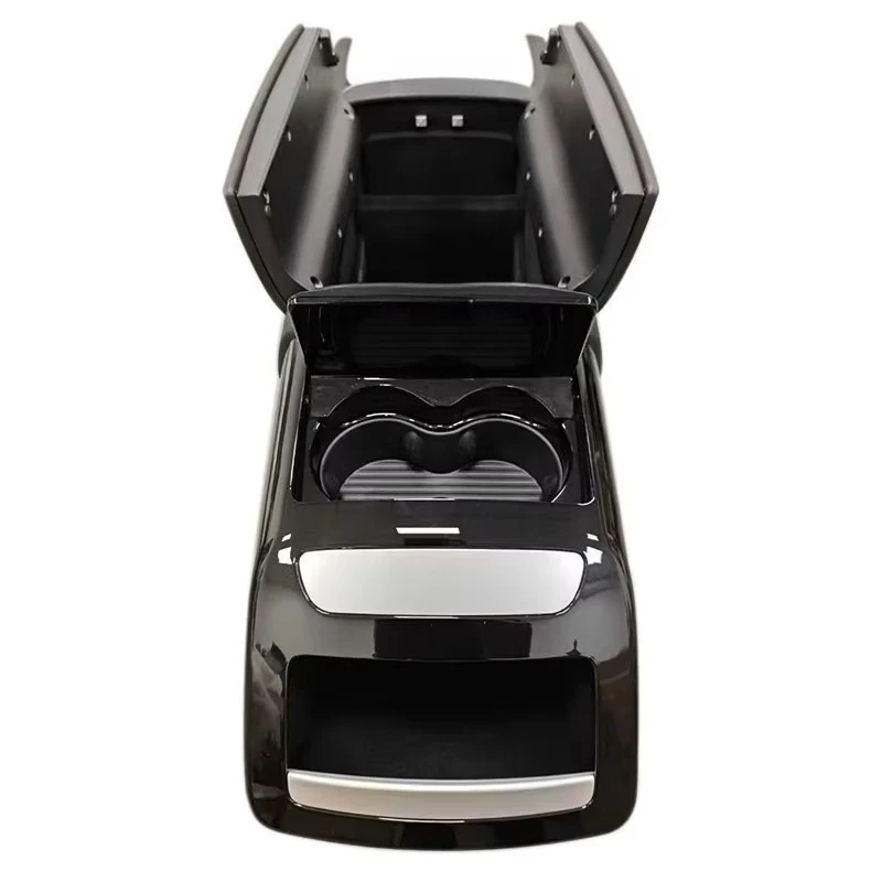

Multifunctional car armrest box - refrigerator and storage solution in one