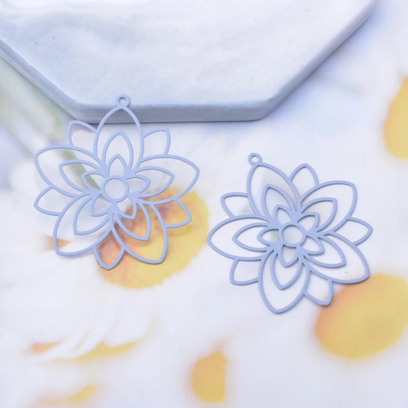 30 Stück/Lot AD3269 36*29mm Messing-Lebensblumen-Anhänger Bunte Schmuck- und Ohrring-Materialien – Detail 5