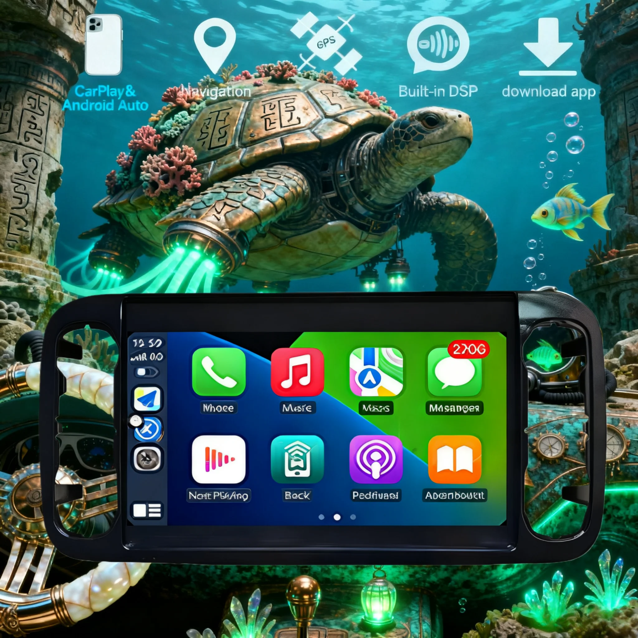 

13.1" Android 14 Dual System For Mercedes Benz Vito W116 W260 W447 2024 2025 Carplay Auto Car Radio GPS Multimedia Stereo Player