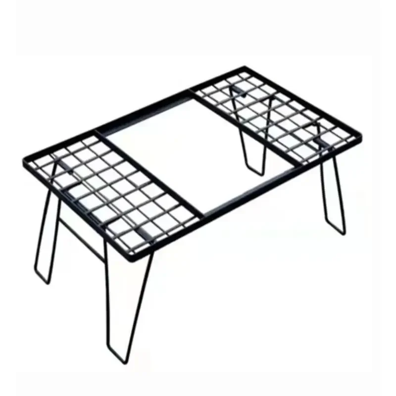 Folding IGT Table Camping Portable Iron Mesh Table Free Splicing Multifunctional Outdoor IGT Table