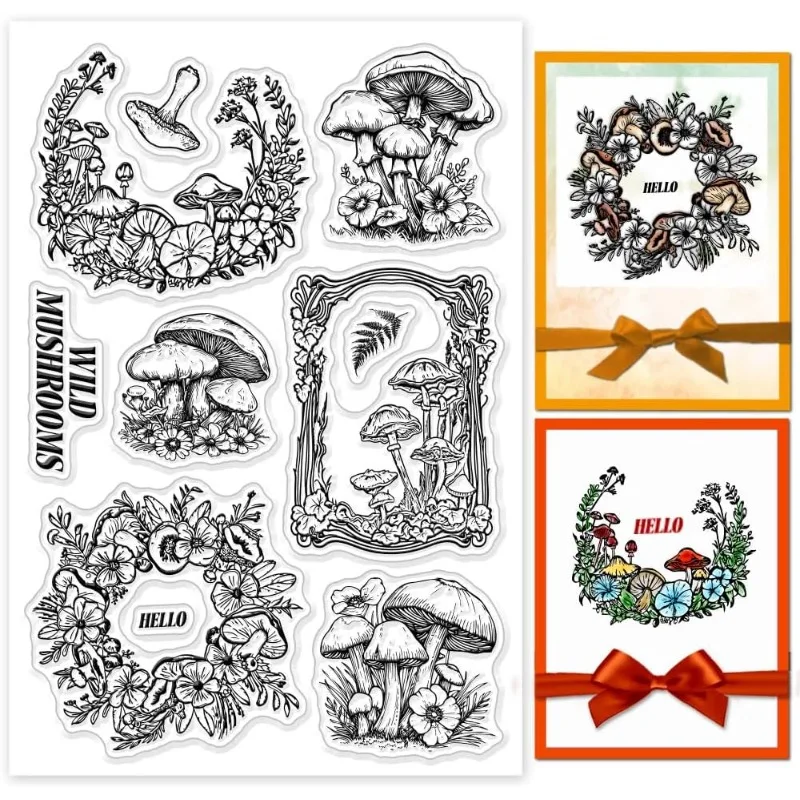 1Pc Mushrooms Wreat…