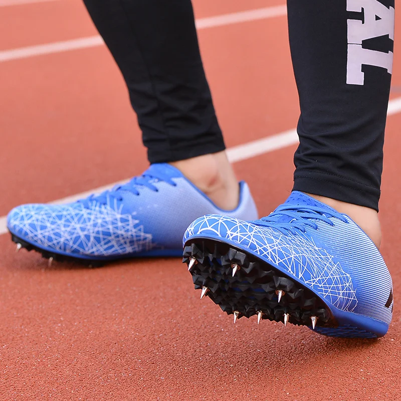 Professional Men Nail Shoes for Athletics Long Jump Track Men's Running Splikes Sneakers Breathable Spikes Shoes Running Woman